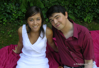 Portraits de Lisa Marina et d'Olivier Vaughn  Frdrique Mahy