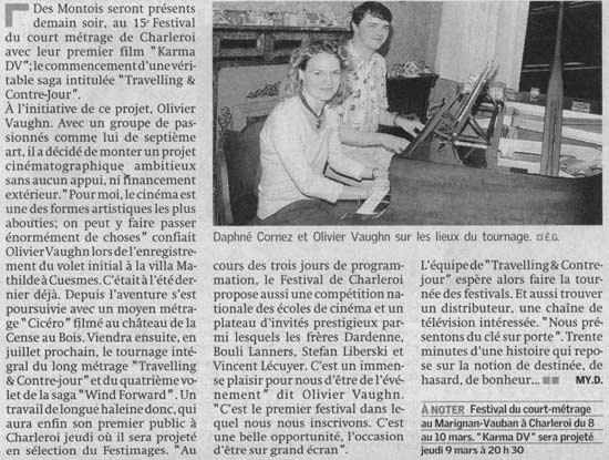 Olivier Vaughn et Daphn Cornez au piano  La Province