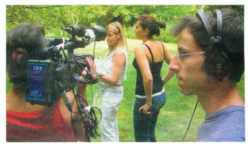 Pendant le tournage  Olivier Vaughn