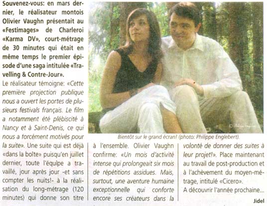 Olivier Vaughn et Diane Tulli  Philippe Englebert