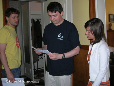 Concentration sur le texte  Romuald Dumonceaux