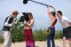 Lquipe est prte : Moteur, Axel fait le show face  la camra  Angelica Petteno