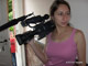 Angelica, notre cadreuse, camra  lpaule  Olivier Vaughn